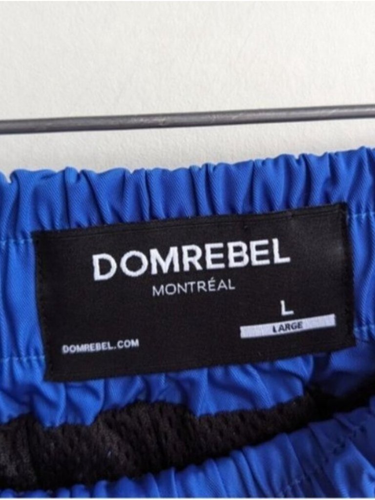 Domrebel Relaxed Track Pants/Joggers - Blue — image 7 of 8